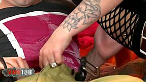 tattooed milf gets her ass drilled by young spanish stud