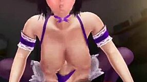 Married woman's sensual cowgirl sex in a hentai video