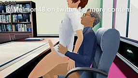 Femboy student of the dean’s pleasure in 3D adult film