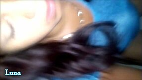 Latina Luna Sucks Hard in Vintage Venezuelan Clip