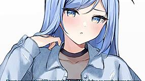 Minah blackmails you into a hentai joi experience