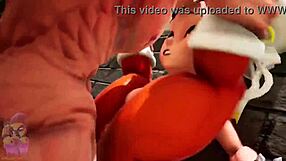 3D animated hentai with a big cocked Chun Li