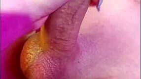 Hot girl gets a big cock in her ass and cums hard