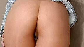 Close up of a juicy pussy in pantyhose being slowly caressed