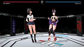 Ryona: Cute Ladies Engage in Sex or Fight in Hentai