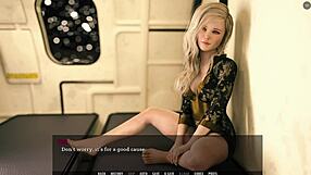 3D animated game with naughty stepsister and big tits