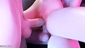 3D animated anime porn with deepthroat blowjobs and more