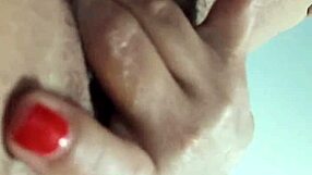 First time Latina beauty gets a facial after fingering and sex