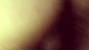 Apron-clad doorman gets some hot anal action from bisexual stud