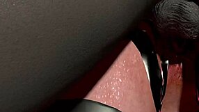 3D hentai stripper gets wild at party animation