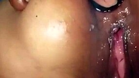 Mature latina shows off her skills with anal toys