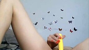 Legs wide open for a hot fingering scene