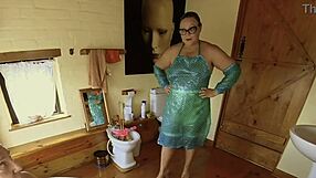 April, the mistress, enjoys her slave’s care and attention
