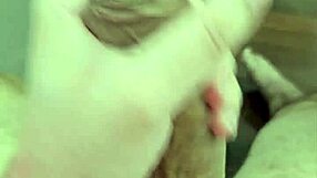 Young and straight guy gets a handjob from his bisexual neighbor