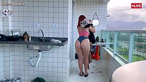 Hiring Latina prostitute for some hot action in tight shorts