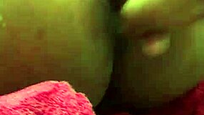 Fingered to squirm by a young black beauty