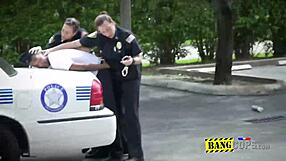 Uniformed MILF cops drill and suck each other's pussies