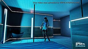 Beautiful anime-style escort girl Felicia in high definition
