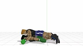 Gay boxer Little Mac in hot gay sex action
