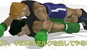 Gay boxer Little Mac in hot gay sex action