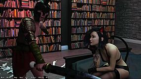 3D animated cosplay adventure with Dik 0 9 1 vixens