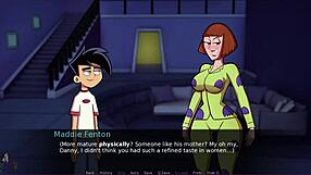 Maddie’s big boobs and red hair make her a hot cowgirl in Danny Phantom