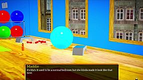 Adult visual novel with interactive gameplay