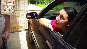 Close up and personal: Outtakes of hot outdoor blowjobs with my boss