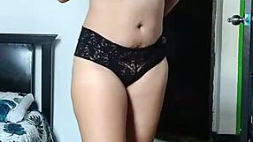 Hot and steamy homemade video with a big ass Latina babe