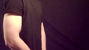 Gay man masturbating solo with gaycumshot