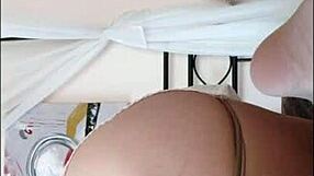 Only for your eyes: Enjoy the view of this MILF’s big ass and boobs