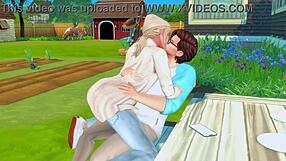 Cartoon stepbrother gets huge cock in ass for fun