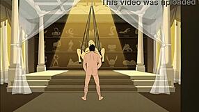 Captain Fall's nude scene in the anime and cartoon movie on Netflix