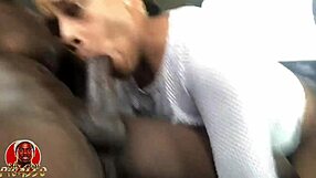 Sexgodpicasso enjoys a mobile blowjob from the beautiful Bisexual starlet, Rosy Honey