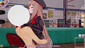 3D animated porn with big tits and big ass from Koikatsu game
