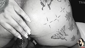 Big black cock penetrates pregnant Jewish girl's ass