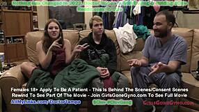 Pregnant Nova Maverick finds sex toy at doctor’s office. She masturbates wildly in front of staff.