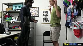 Hey, why are you two teen perps getting bareback action from BBC LP officer?