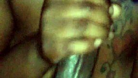 Good chocolate: Black pussy close up