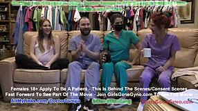Pregnant Clov's gyno exam turns into a steamy experience