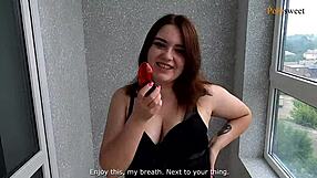 Joi mistress teases with big tits and cunilingus for the cuckold