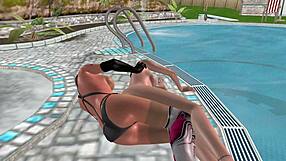 3D animated lesbian sex in various positions and scenarios
