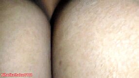 Homemade video of horny girlfriend’s orgasm control during missionary sex