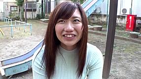 Bare-it-all DMM babe's shameless public display of wetness