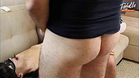 MILF wife shares hot natural tits in group sex