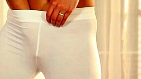 Victoria Sweet shows off her stunning body while undressing and gets fingered with clothes ripped