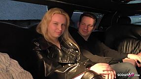 German roadside whores Mia gets gangbanged by three old men