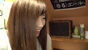 Bare-it-all DMM babe's shameless public display of wetness