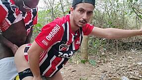 Gay Amateurs having hot sex in the woods
