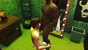 Sims 4 Gay Action with Loads of Cum Exploding Everywhere